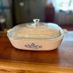 Vintage CorningWare P-10-B Cornflower Blue 10” Casserole w Lid